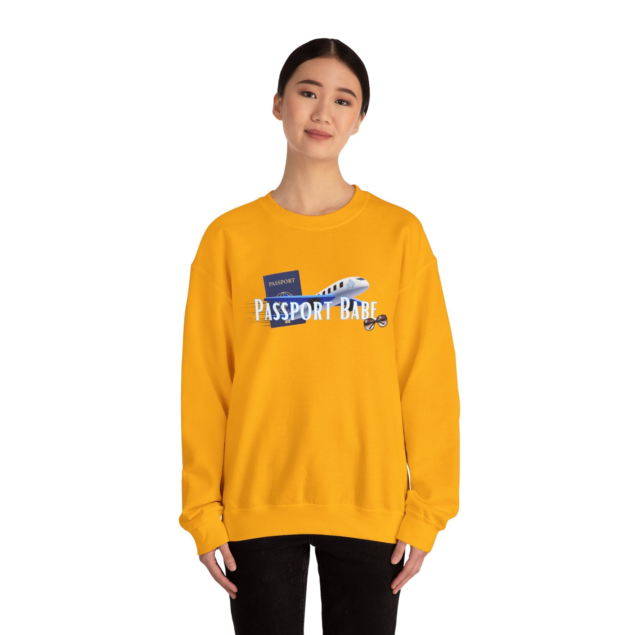Passport Babe Unisex Heavy Blend™ Crewneck Sweatshirt